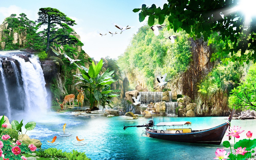 Phong cảnh sơn thủy hữu tình MHT2-018